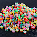 Miniatyrbilde 2 av 4: 200 stk. Flerfargede Fruktperler Myke Leireperler Assorterte Avstandsperler Egnet for DIY Armbånd Halskjede Smykker Håndverk Laging {XW}