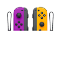 Miniatyrbild 1 av 2: Nintendo Switch Handkontroll Joycon Trådlös Bluetooth Spelkontroll Fjärrkontroll Väckningsfunktion med Rep, Stödjer Fitness Ring purple+orange
