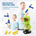 Miniatyrbilde 1 av 8: Dinosaur Skytespill for Gutter 5 6 7 8 9 År Gamle, Elektroniske Barnas Målskive Spill med Luftpumpepistol, LCD Poengregistrering, Lyd, 24 Skumkuler To lekevåpen