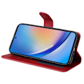 Miniatyrbillede 4 af 9: SKALO Samsung A35 5G PU Læder Wallet Case - Flere Farver Red RED