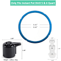Pikkukuva 2 / 5: Varaosat Instant Pot Duo 5 ja 6 Quart Qt -malleihin, sisältää tiivisteen, höyryventtiilin ja uimuriventtiilin tiivisteen {XW}