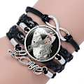 Miniatyrbillede 1 af 2: 1. Billie Eilish armbånd, sort