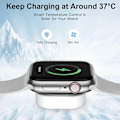 Miniatyrbillede 2 af 8: Magnetisk Trådløs USB A Hurtigoplader til Apple Watch