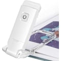 Miniatyrbilde 1 av 6: LED mini USB oppladbar øyebeskyttelse sammenleggbar bokklype lett bærbar enkel øyebeskyttelse leselys white