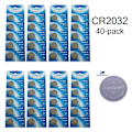 Miniatyrbillede 1 af 2: CR2032 40-pak Lithium batterier CR 2032 3V batteri. 156