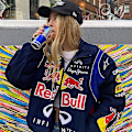 Miniatyrbilde 1 av 5: Racing Jacket Vintage, Bomberjakke Print, F1 Streetwear Jakke Y2k L