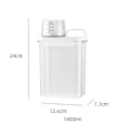 Miniatyrbilde 4 av 5: 1.1L Vaskepulver Oppbevaringsboks Plastbøtte med Lokk Hjemme Orga