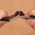 Miniatyrbild 6 av 10: Äkta läderbälte utan spänne 01 Brown 3.3cm