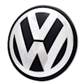 Miniatyrbillede 3 af 6: 4-pak - Volkswagen VW Center Caps / Hjulkapsel Emblemer - Bil Sølv Sølv【HY】 Silver 65 mm - Self-adhesive