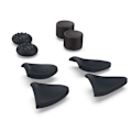Miniatyrbild 5 av 6: DOBE Playstation 5 / PS5 Triggerknapp + Rocker Cap Tumgrepp Svart Black Black