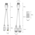 Miniatyrbillede 4 af 10: Højtydende vandtæt PoE Splitter Adapter Udendørs Power Over Ethernet Splitter Anti-interferens Plug-&Play