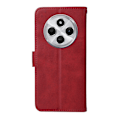 Pikkukuva 9 / 9: SKALO Xiaomi Redmi 14C PU-nahkainen lompakko-kotelo - Useita värejä Red RED