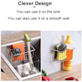Miniatyrbilde 4 av 6: Svampholder for Vask Caddy - Vaskholder for Vask, 2 Tommer - WELLNG Sink Caddy