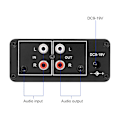 Miniatyrbild 5 av 5: Au-10x Ne5532 Audio Signal Förförstärkare Hörlursförstärkare Kretskort Gain 20db Rca 3.5mm Volymkontroll Ton Dc 12v