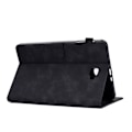 Miniatyrbillede 4 af 5: SQBB Shockproof Cover til Samsung Galaxy Tab A 10.1 (2016) T580 / T585 - PU Læder Butterfly Blomst Mønster Trykt Etui Sort