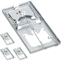 Miniatyrbilde 1 av 6: Rottefelle, sett med 4, tannet oppsamlingsflate, gjenbrukbar, høy slagfasthet, metall, slagfelle,