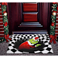 Miniatyrbillede 3 af 6: 3D Illusions Julemåtte, Skridsikker, Indendørs/Udendørs, til Julepynt Indendørs og Udendørs Dørmatte Forgangsmåtte