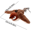 Miniatyrbild 10 av 10: Elektronisk Interaktiv Flygande Fågel - Perfekt Leksak för Katter