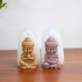Miniatyrbillede 5 af 10: Buddha Lysfremstilling Dekoration Silikone Resin Form til Røgelse og Lys Cement Statue Form Kunst 0.07 2