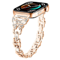 Pikkukuva 2 / 5: Rannekoru Huawei Watch Fit 3:lle, strassikoristeella, perhoskuvio, ruostumaton teräs, monivärinen Multicolor Style C