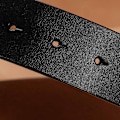 Miniatyrbilde 4 av 10: Ekte lærbelte uten spenne 02 Brown 3.8cm