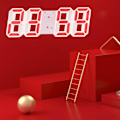 Miniatyrbild 3 av 5: LED Digital Väggklocka med Glödande Nattläge Justerbar Elektronisk Bordsklocka Väggklocka Dekoration Vardagsrum LED-Klocka [dB] Ed