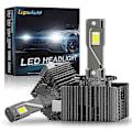 Miniatyrbild 1 av 5: D1S D3S LED Strålkastare Canbus 60000LM D4S D5S D2S D8S Bil Lampor Dubbelsidiga 120W D1R D2R D3R D4R Xenon HID 120W 60000LM Canbus 120W 60000LM Canbus D3S (D3R)