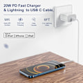 Pikkukuva 2 / 7: 2 kpl - Laturi iPhonelle - Pikalaturi - Adapteri + Kaapeli 20W Valkoinen yksi koko iPhone 2 kpl iPhone 2 kpl 2 kpl 2-Pack iPhone