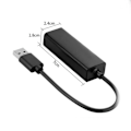 Miniatyrbillede 3 af 4: Kablet netværkskort til Switch, Wii og Wii U - USB 3.0 RJ45 netværksadapter 100M