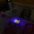 Miniatyrbillede 5 af 5: Juveler Lup 40X Forstørrelse Metal Folde Lup med LED &