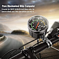 Miniatyrbillede 2 af 3: Vandtæt Cykel Speedometer Analog Mekanisk Odometer Med Hardware Passer Til 26/28/29/27