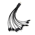Miniatyrbilde 4 av 5: 1 stk 10-i-1 Multifunksjonell Lader USB-kabler For Ipod Motorola Nokia Samsung Lg Sony Ericsson Forbrukerelektronikk Datakabler【HY】