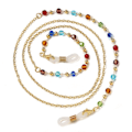 Miniatyrbilde 5 av 10: Slitesterk brillekjede Senil Cord Gull Gold ROUND