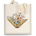 Miniatyrbild 6 av 6: Canvas Tote Bag Estetisk för Kvinnor, Söt Återanvändbar Tygväskorna för Shopping Strand Livsmedlet