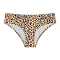 Miniatyrbilde 1 av 7: Sømløse truser for kvinner, usynlige hipster-bikinitruser med myk stretch, 3-pakning, gul leopard, XL