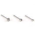 Miniatyrbillede 8 af 8: 60 stk./sæt Rhinestone Næsering Ben Stud Rustfrit Stål Multicolor