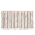 Miniatyrbillede 7 af 8: Boho Gardiner med Frynser, Korte Landlige Cafégardiner til Skabe og Døre K K 150*60