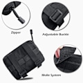 Pikkukuva 3 / 5: Tactical Molle -tasku (musta) EDC-tasku Monitoiminen sotilaallinen