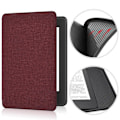 Miniatyrbilde 1 av 10: 6,8 tommers E-leser Folio-deksel 11. generasjon Beskyttende skall VINRØD Wine Red
