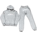 Miniatyrbillede 2 af 4: Corteiz joggingdragt til mænd, 2-delt letvægts træningsdragt til efteråret_x67 Grå Grey M