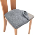 Miniatyrbilde 1 av 5: Stretch Stolseter til Spisestue Avtakbar Vaskbar Lys Grå Light gray 1Pack