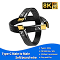Miniatyrbilde 8 av 9: Thunderbolt 4 USB-C datakabel Type C datakabel 13CM datakabel 13CM{XW} 13cm cable 13cm cable