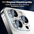 Miniatyrbillede 2 af 7: Kamerabeskyttelse til iPhone 13 Pro/iPhone 13 Pro Max, [Kamerabeskyttelse i ét stykke aluminiumslegering] Kameralinsebeskyttelse til iPhone 13 Pro/iPhone 13