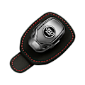 Miniatyrbild 1 av 6: Passar Audi bil solglasögonhållare, glasögonhållare i läder för bilens solskydd Black