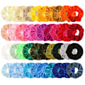 Pikkukuva 5 / 8: 36 kpl Samettisia hiuslenkkejä, hiussiteitä, hiusnauhoja Multicolor multicolor