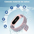 Miniatyrbilde 2 av 7: Stropp for Xiaomi Band 7/6/5/Amazfit Band 5, 2-pakning Pustende Nylon Sports Solo Loop Erstatningsarmbånd