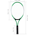 Miniatyrbillede 3 af 4: Sæt med 2 tennis ketsjere til teenagere til træningstennis, grøn