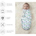 Miniatyrbilde 4 av 6: Baby Swaddle Bag, 2-pak (3-5 måneder) L Swaddle Blanket Laget av 100% organisk bomull