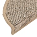 Miniatyrbilde 7 av 8: vidaXL Trappetrinnmatter 15 stk Brun 56x17x3 cm Brown Brown