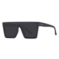 Miniatyrbillede 6 af 6: Firkantede Store Solbriller Kvinder Tyk Ramme Flad Top Spejlet Solbriller Shades Goggle Siamese Linse
